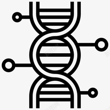 基因工程生物学dna图标图标