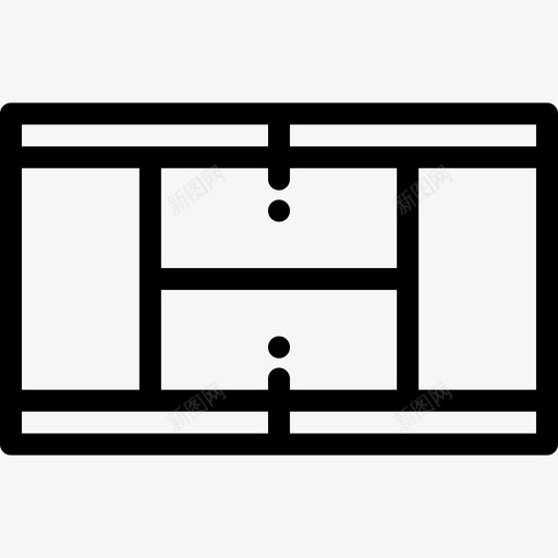 网球场网球2直线图标svg_新图网 https://ixintu.com 直线 网球2 网球场