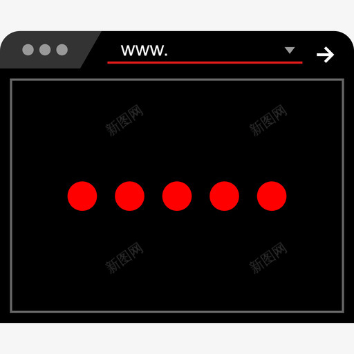 浏览器互联网安全5扁平图标svg_新图网 https://ixintu.com 互联网安全5 扁平 浏览器