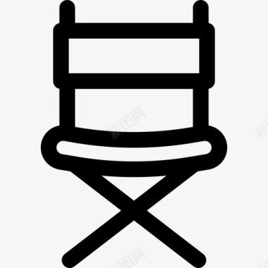 椅子家具20直线型图标图标