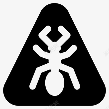 蚂蚁区昆虫无脊椎动物图标图标