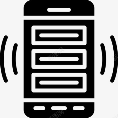 智能手机用户界面mobile4固态图标图标