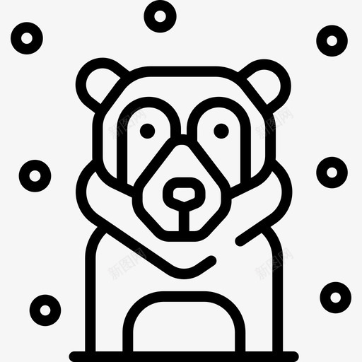 北极熊北极9直系图标svg_新图网 https://ixintu.com 北极9 北极熊 直系