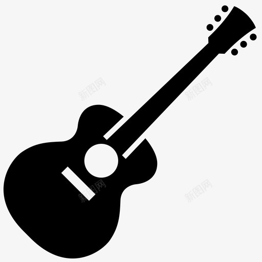 原声吉他乐队乐器图标svg_新图网 https://ixintu.com 乐器 乐队 原声吉他 旋律 歌曲 音乐 音乐家