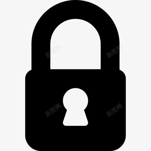 挂锁安全41已填充图标svg_新图网 https://ixintu.com 安全41 已填充 挂锁
