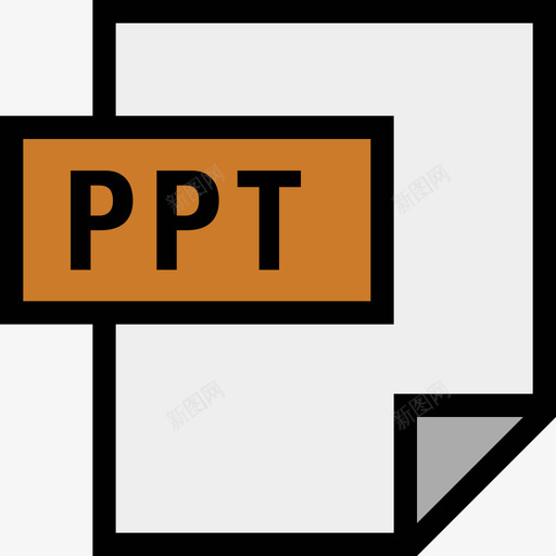 Ppt文件4其他图标svg_新图网 https://ixintu.com Ppt 其他 文件4