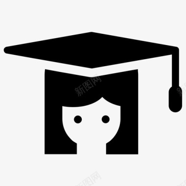 毕业帽子砂浆板图标图标