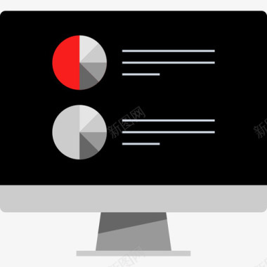分析图表和图表8平面图图标图标