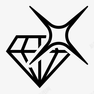 钻石银行宝石图标图标