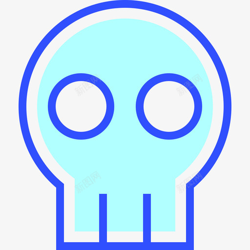 头骨网络安全线颜色图标svg_新图网 https://ixintu.com 头骨 线颜色 网络安全
