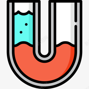 管道管道工工具和元件2线颜色图标图标