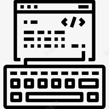键盘代码编码图标图标