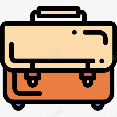 行李箱秋装6件正色图标图标