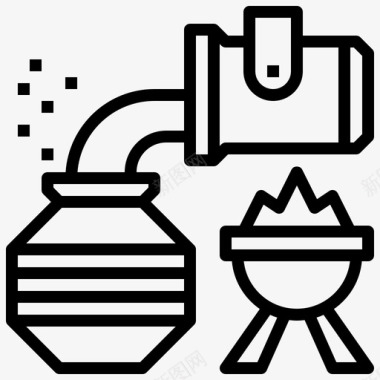 冶金修理钢铁图标图标