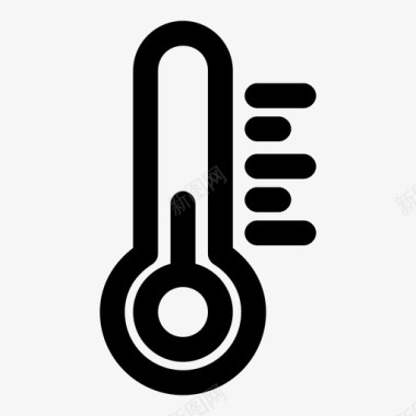 温度计摄氏度度数图标图标