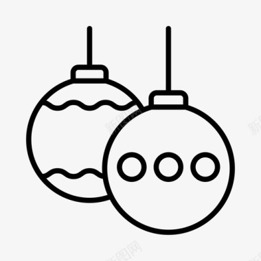 采购产品圣诞灯泡圣诞球圣诞装饰图标图标