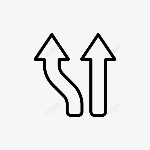 箭头方向方式图标svg_新图网 https://ixintu.com 方向 方式 简单线条图标 箭头