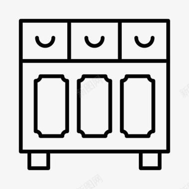 橱柜家具房子图标图标