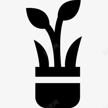 植物室内植物8填充图标图标