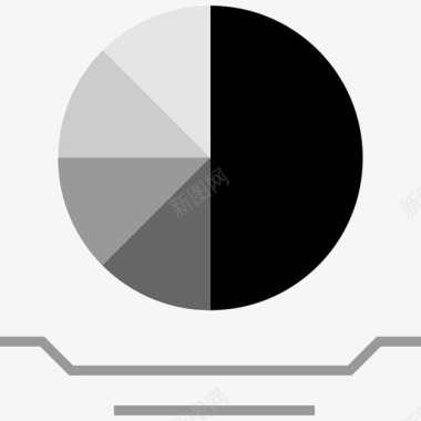 饼图图表和图表9扁平图标图标