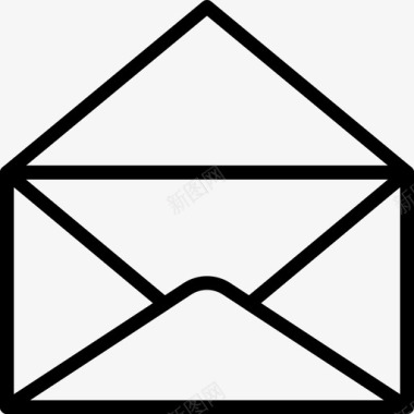 电子邮件基本信息11直线图标图标