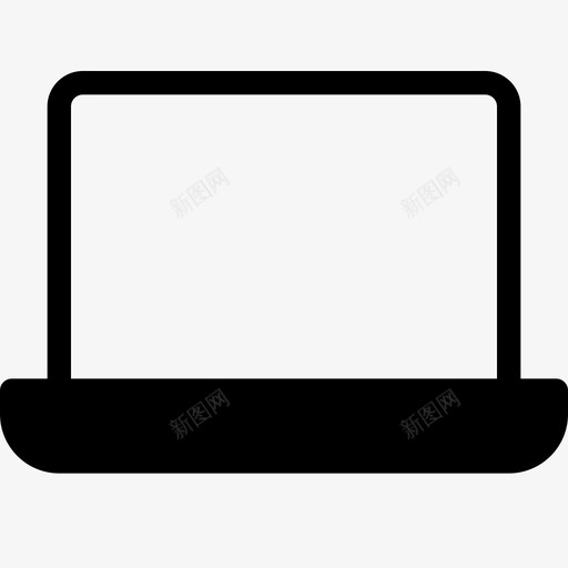 笔记本电子便携式图标svg_新图网 https://ixintu.com 便携式 基本的固体图标 技术 电子 笔记本