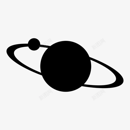 卫星天体宇宙图标svg_新图网 https://ixintu.com 卫星 天体 宇宙 环 行星 行星和卫星