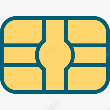 信用卡信用卡3线性颜色图标图标