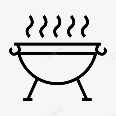 烤架煤气烤架丙烷烤架图标图标