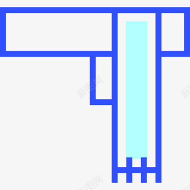 围巾冬季29线性颜色图标图标