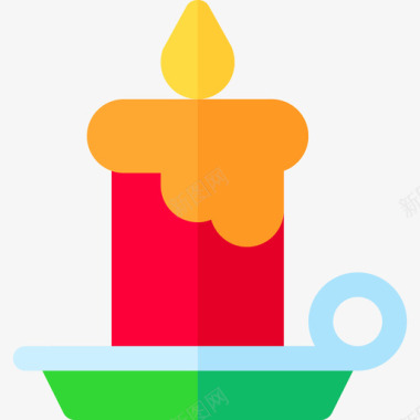 蜡烛圣诞87平的图标图标