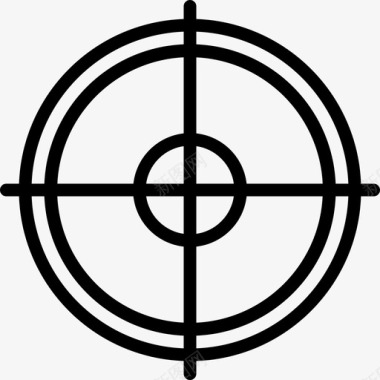 十字准星武器2直线型图标图标