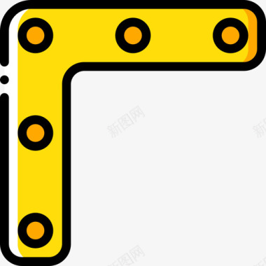 支架44号结构黄色图标图标