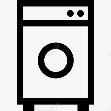 洗衣机洗衣房4直列式图标图标