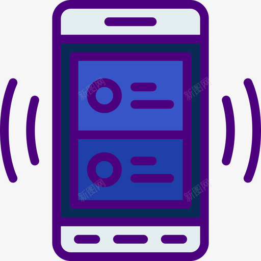 智能手机用户界面mobile2线性颜色图标svg_新图网 https://ixintu.com 智能手机 用户界面mobile2 线性颜色