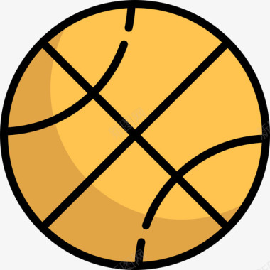 篮球电子商务41线性颜色图标图标