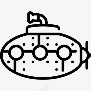 潜艇航海3直线型图标图标