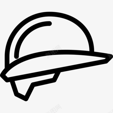 头盔结构39线形图标图标
