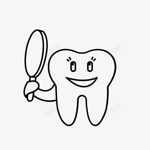 美容牙科牙冠牙齿图标svg_新图网 https://ixintu.com 牙冠 牙齿 牙齿颜色 美容牙科