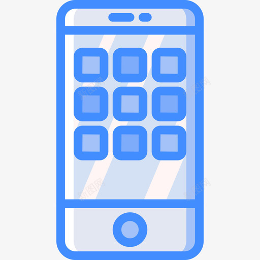 智能手机essentials14蓝色图标svg_新图网 https://ixintu.com essentials14 智能手机 蓝色
