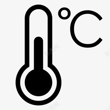 室内温度计图标