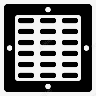 盒式空调空调机组空调图标图标
