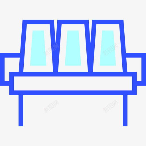 座椅电影视频线性颜色图标svg_新图网 https://ixintu.com 座椅 电影视频 线性颜色