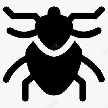 科罗拉多甲虫粪甲虫昆虫图标图标