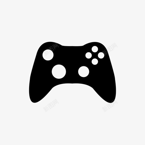游戏控制器乐趣图标svg_新图网 https://ixintu.com xbox 乐趣 控制器 游戏 玩