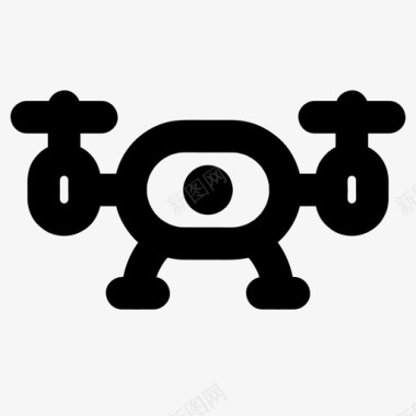 无人机相机设备图标图标