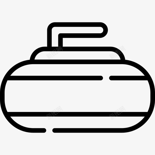 冰壶运动61直线型图标svg_新图网 https://ixintu.com 冰壶运动61 直线型