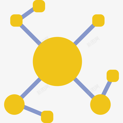 分子科学23平面图标svg_新图网 https://ixintu.com 分子 平面 科学23