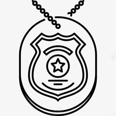 徽章法律5直系图标图标