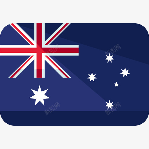 澳大利亚国旗6平坦图标svg_新图网 https://ixintu.com 国旗6 平坦 澳大利亚